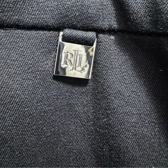 Lauren Ralph Lauren Black Cropped Trouser Pants Size 12 - Picture 4 of 10